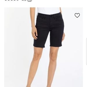 NYDJ Women's Ella BLack Denim Shorts